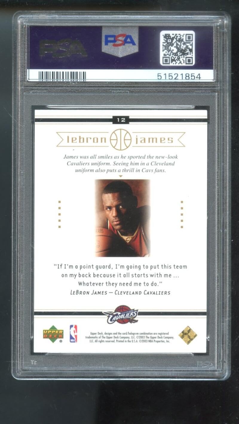 Amazon.com: 2003-04 Upper Deck Box Set #12 Lebron James ROOKIE RC