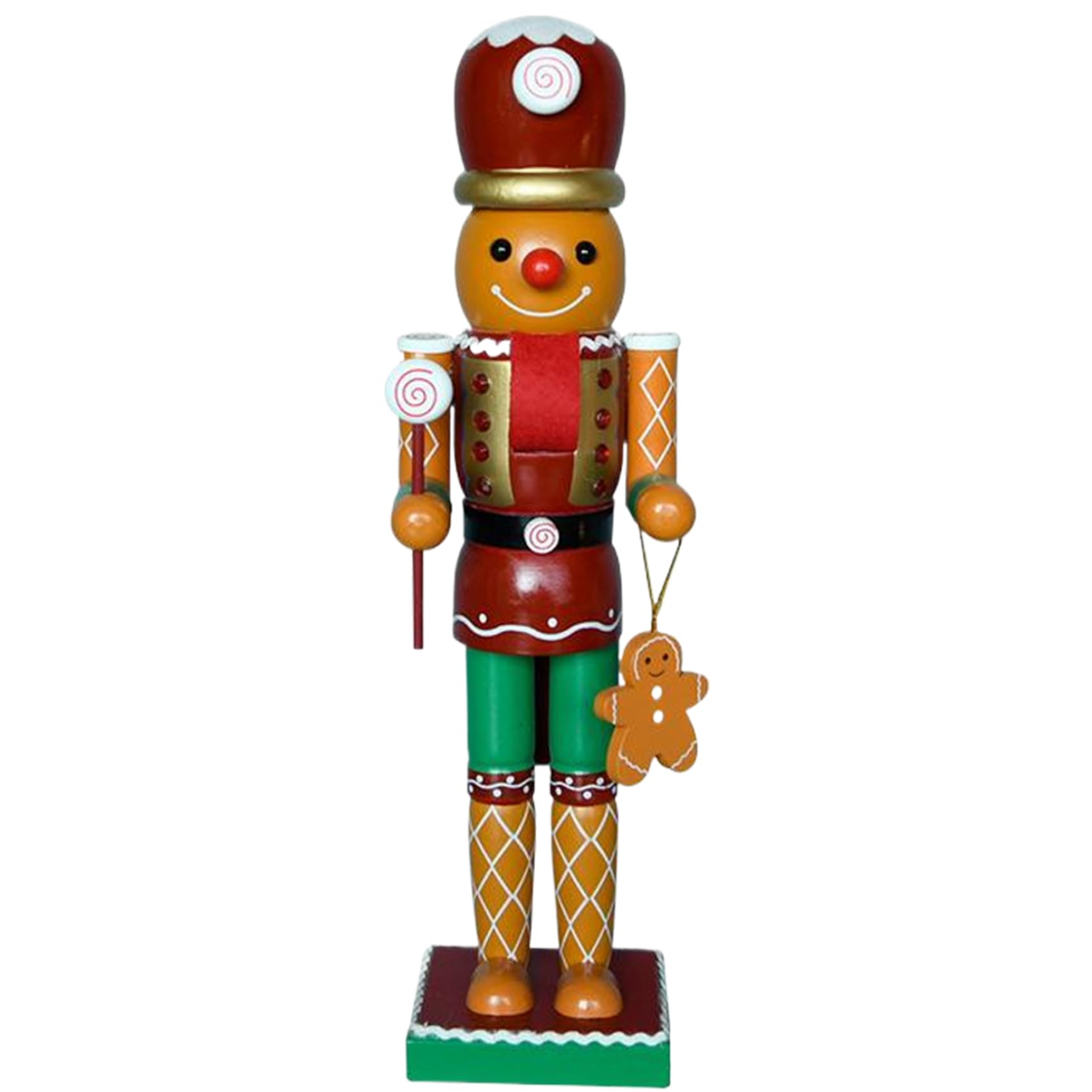 Figurine Casse-Noisette en Bois pour Décoration Table de Noël et Salon