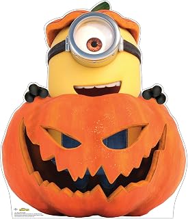 Cardboard People Stuart Pumpkin Life Size Cardboard Cutout Standup - Minions