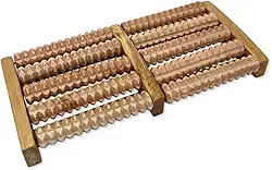 Massageador De Madeira Para Os Pés Relaxar 5 Rolos