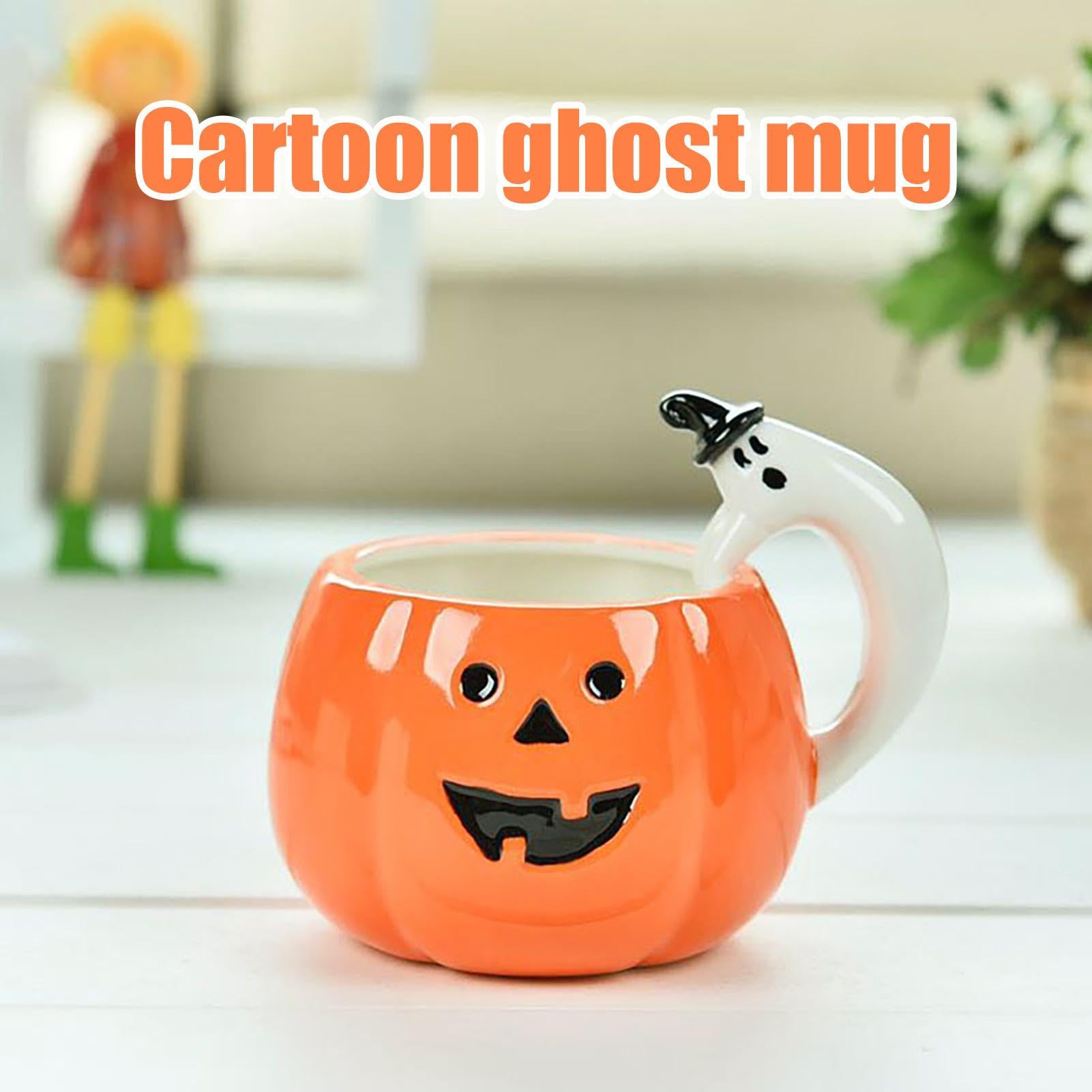 Tazza da caffè di Halloween, tazza di zucca di Halloween