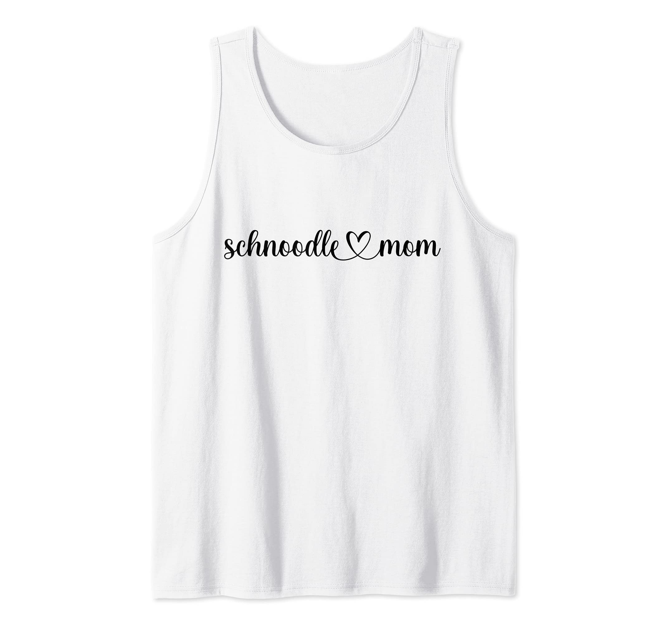 Dog Heart Love Schnoodle Mom Tank Top