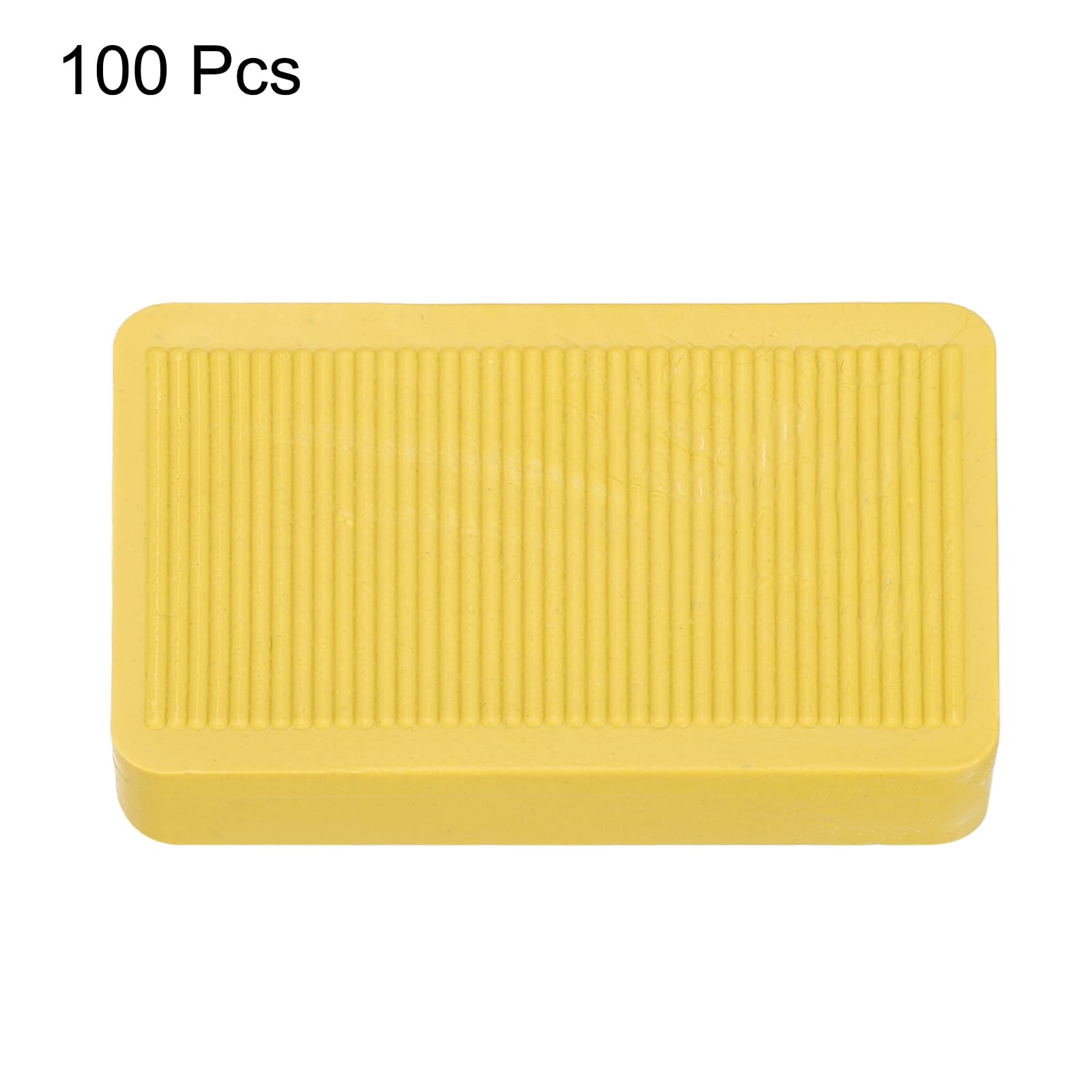 QUARKZMAN 100 Pcs Cale Plastique 60 x 40 x 10 mm Entretoises Jaune