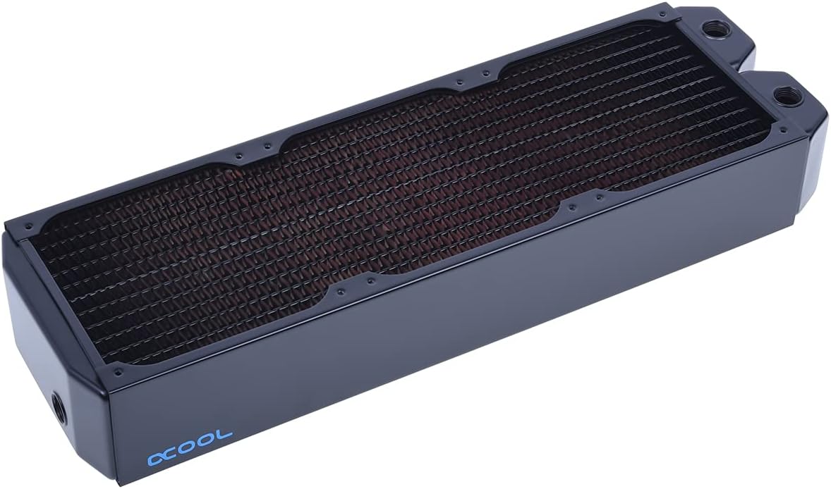 Alphacool NexXxos UT60 Full Copper Radiator, 420mm, Triple Fan, Black