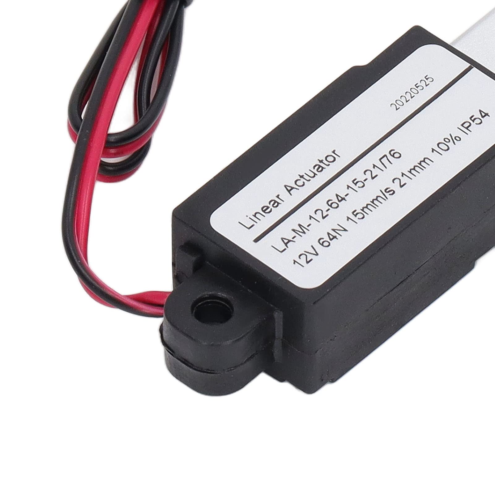 Attuatore Lineare Elettrico Mini Attuatore di Movimento in Miniatura con Alimentazione CC in Alluminio ABS per Macchine Agricole 12V (21 mm)