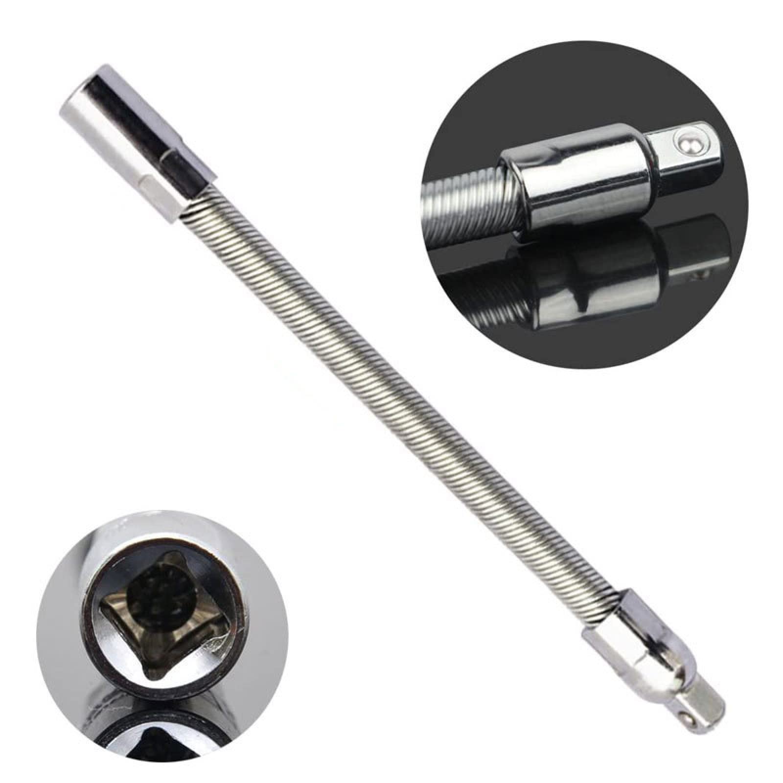 3 Pz Cacciavite In Metallo Tubo Flessibile Universale Albero Multi Punta Del Trapano Elettrico Tubo Di Prolunga Tubo Di Collegamento Manicotto Della Biella Strumento