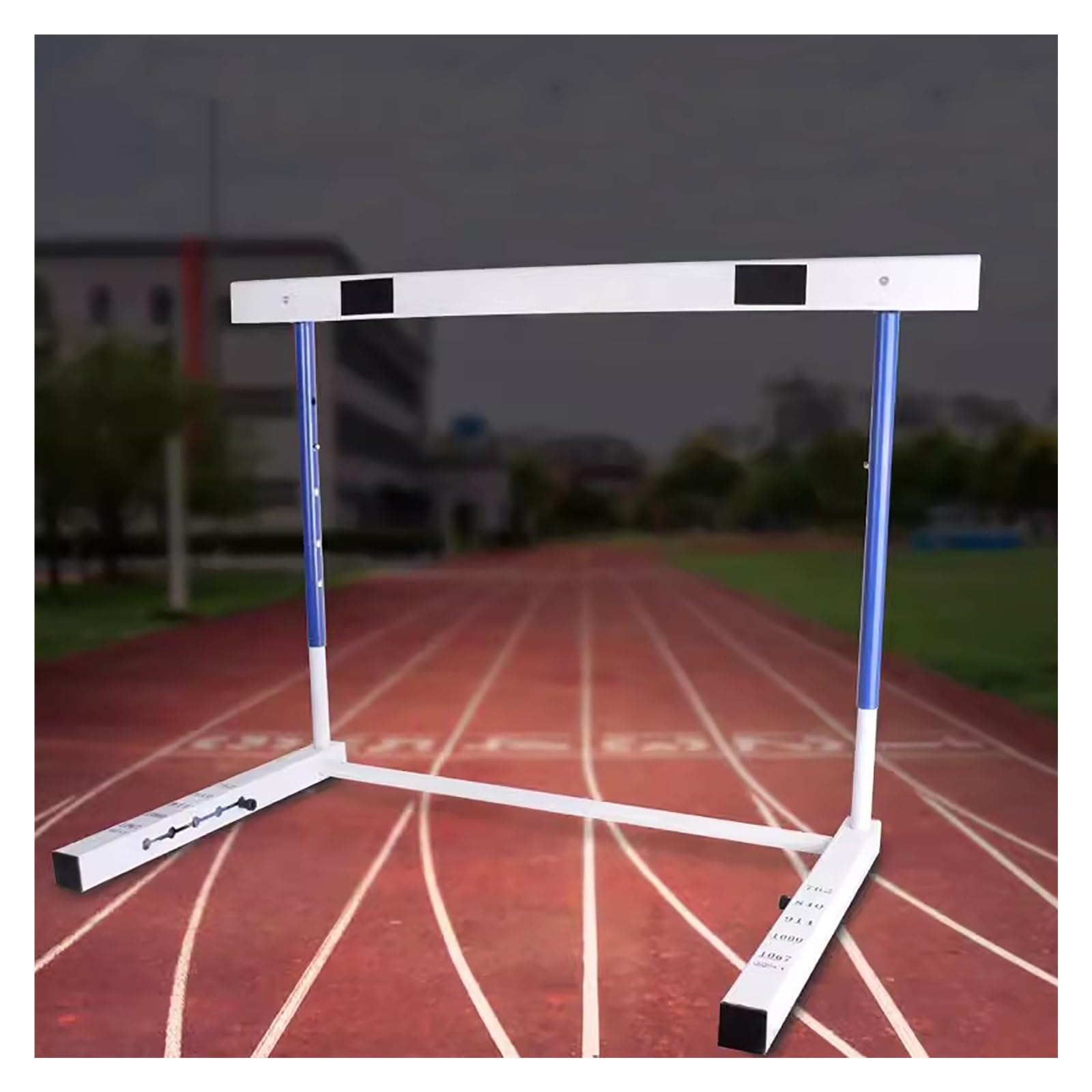 Attrezzatura per l'allenamento con ostacoli alti per pista, ostacoli per allenamento 76 84 100 cm Altezza regolabile, ostacoli per l'allenamento della velocità Migliorano l'agilità e la velocità