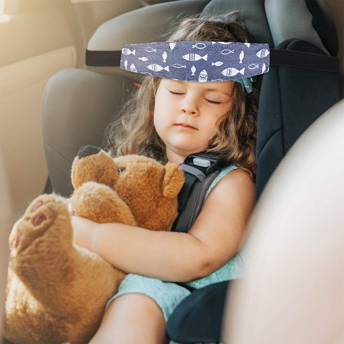 CATOR 2 confezioni fascia di sicurezza per seggiolino auto per bambini, fascia regolabile per passeggino, protegge la sicurezza dei bambini