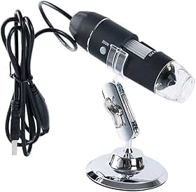 Gastaki MICROSCÓPIO Digital Cabo USB com Zoom Ótico 1600x Câmera Profissional HD 2.0mp