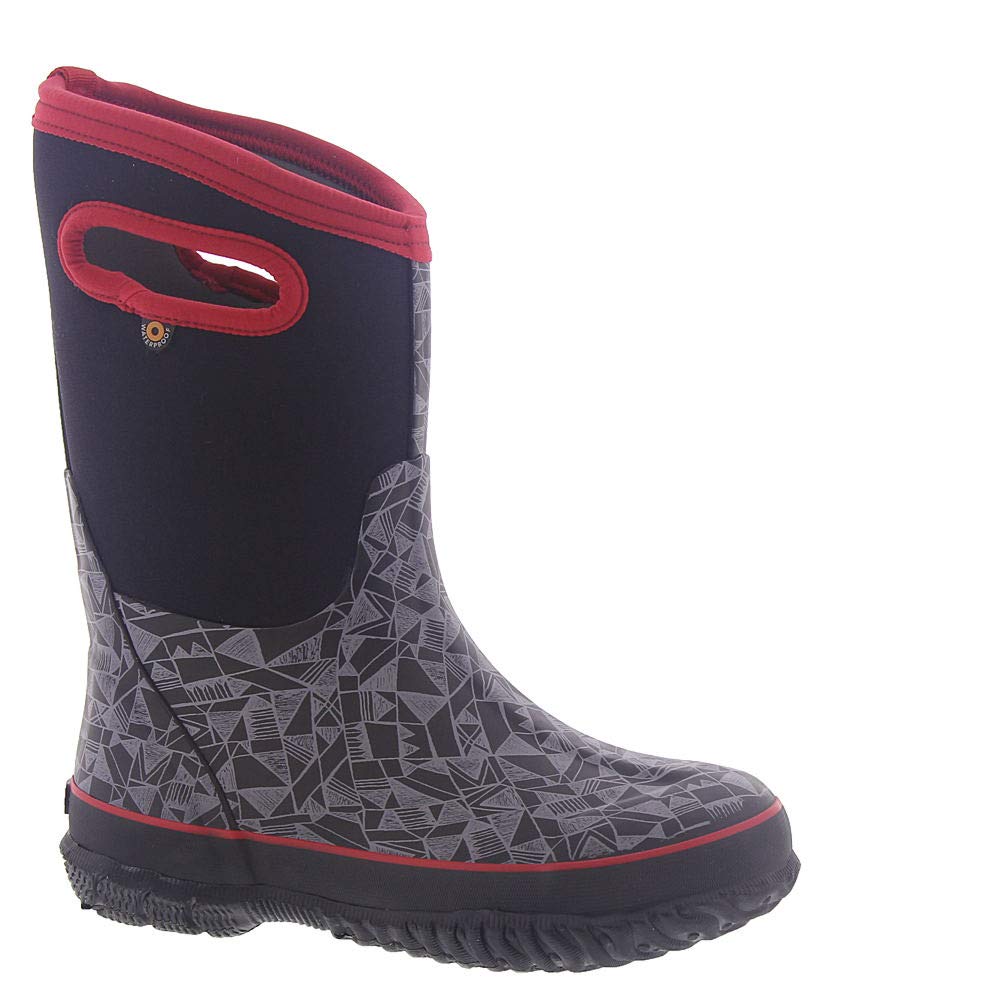 BOGS unisex-child Classic High Waterproof Insulated Rubber Neoprene Rain BootSnow Boot