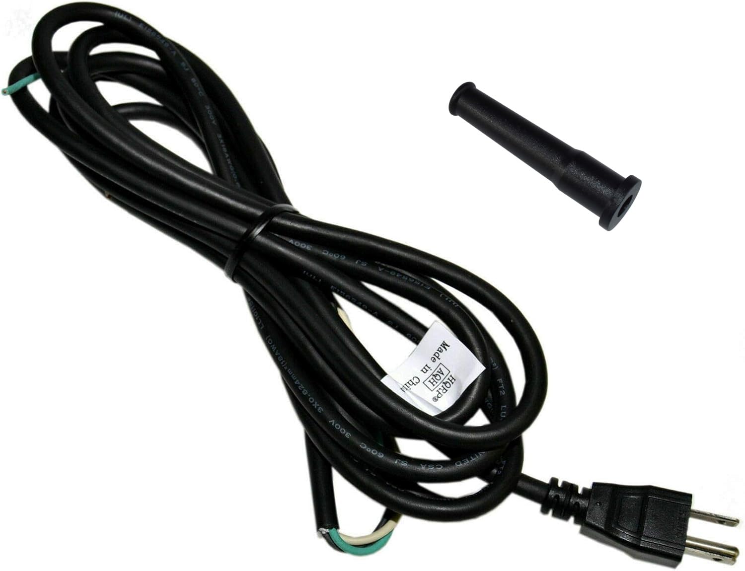 Amazon.com: HQRP 10ft AC Power Cord + Cord Protector Strain Relief