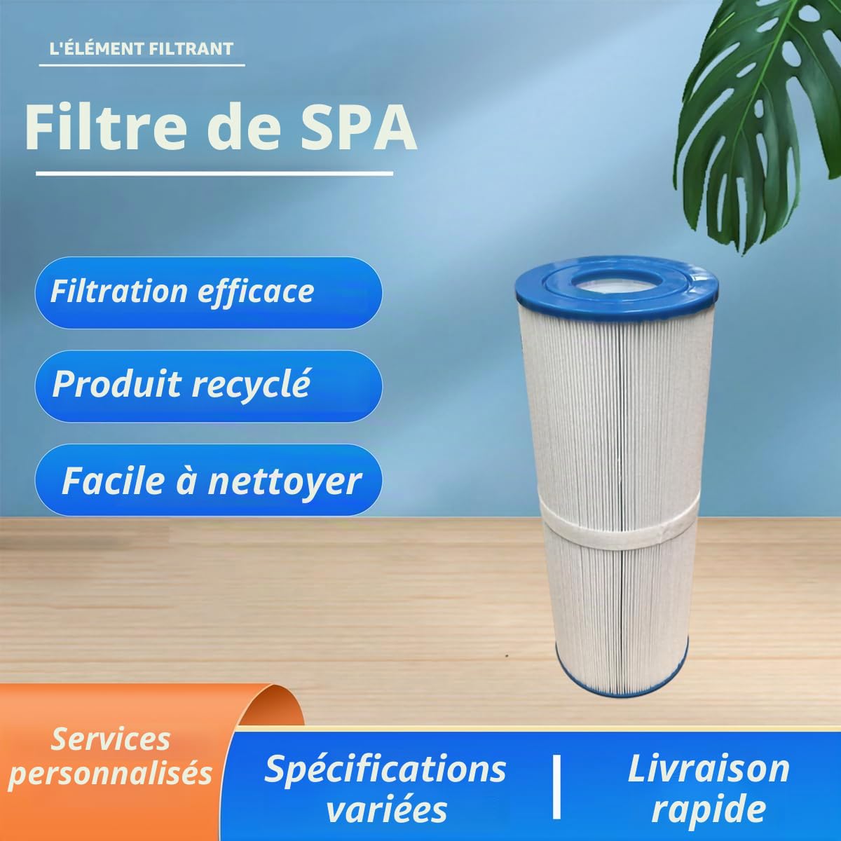Malaka Cartouches filtrantes FD2003 compatibles avec C-4950 PRB50IN FC-2390 Filtre de Rechange pour Spa, Lot de 2
