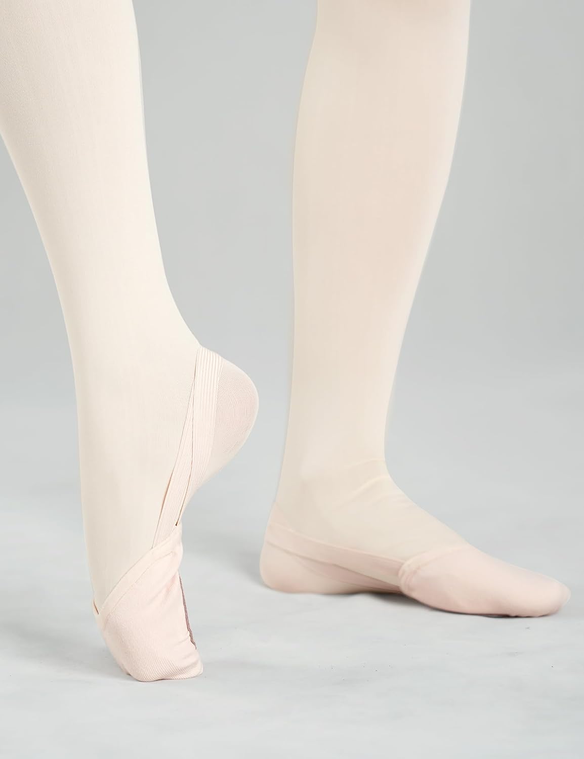 Half Sole Dance Shoes, Elastic Canvas Soft Soled Shoes, Pirute Ballet Shoes, for Women/Men and Girls/Boys