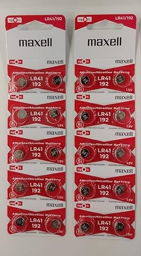 Miniatura 4 de Nuevo Maxell LR41AG3192pilas de botón x 10