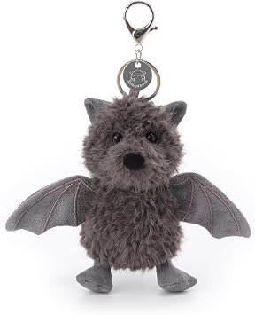 Apricot Lamb Mysterious Bat Cute Keychain Soft Stuffed Plush Toy 4.5
