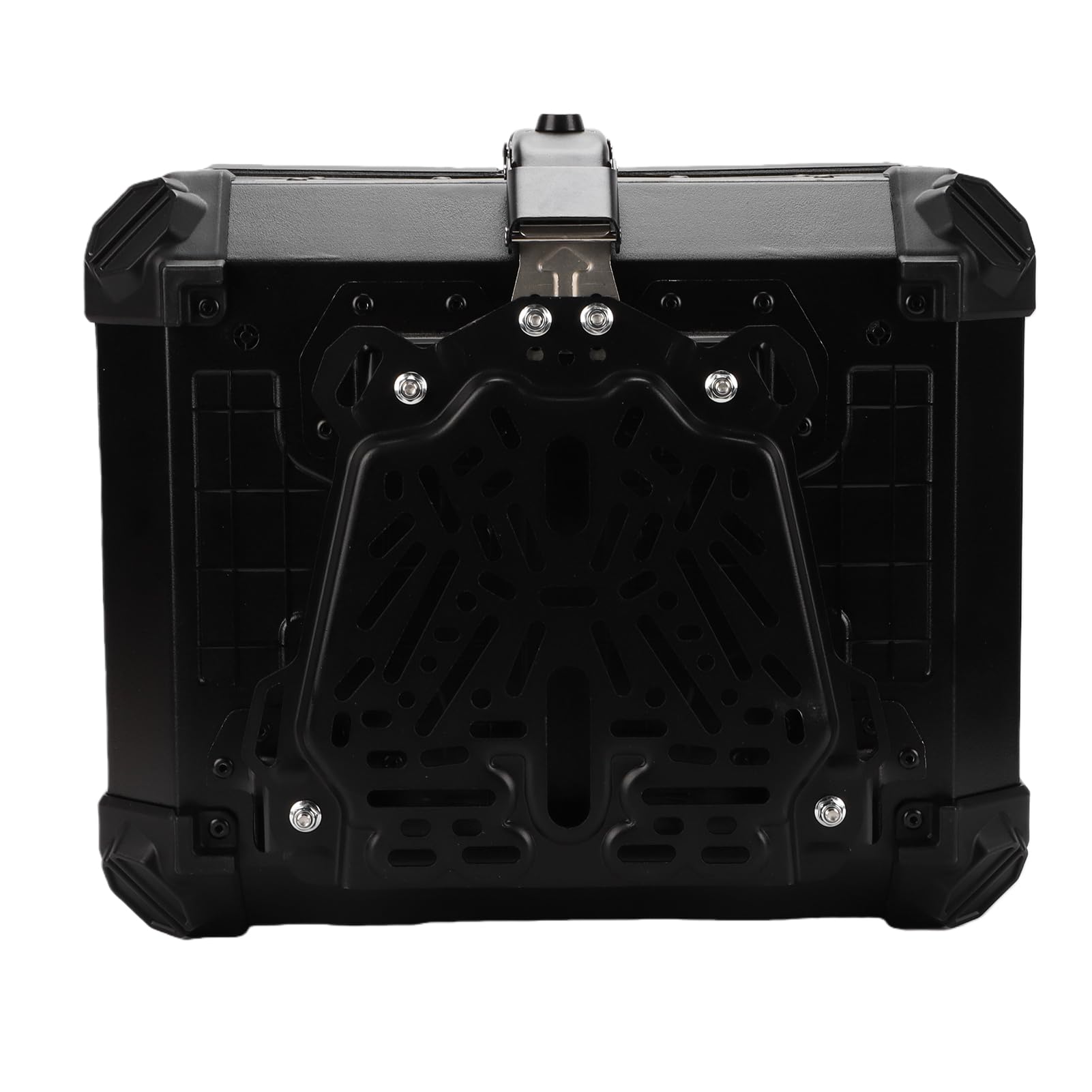 Tbest Baúl para Motocicleta 45L Caja de Almacenamiento para Maletero de Motocross de Bloqueo Antirrobo a Prueba de Agua de Aleación de Aluminio con Desmontaje Rápido para con