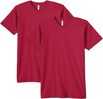 American Apparel Unisex Adult Fine Jersey T-Shirt, Style G2001, Multipack