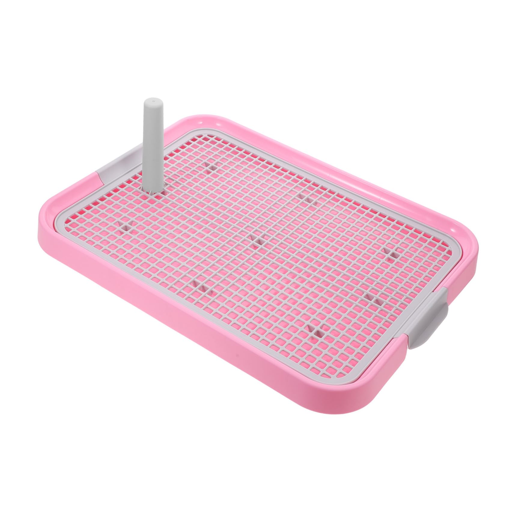 SUPVOX Indoor Pet Toilet Grid Design Pink Puppy Potty Training Pad Lightweight Breathable Material for Convenient Use for Dogs and Puppies