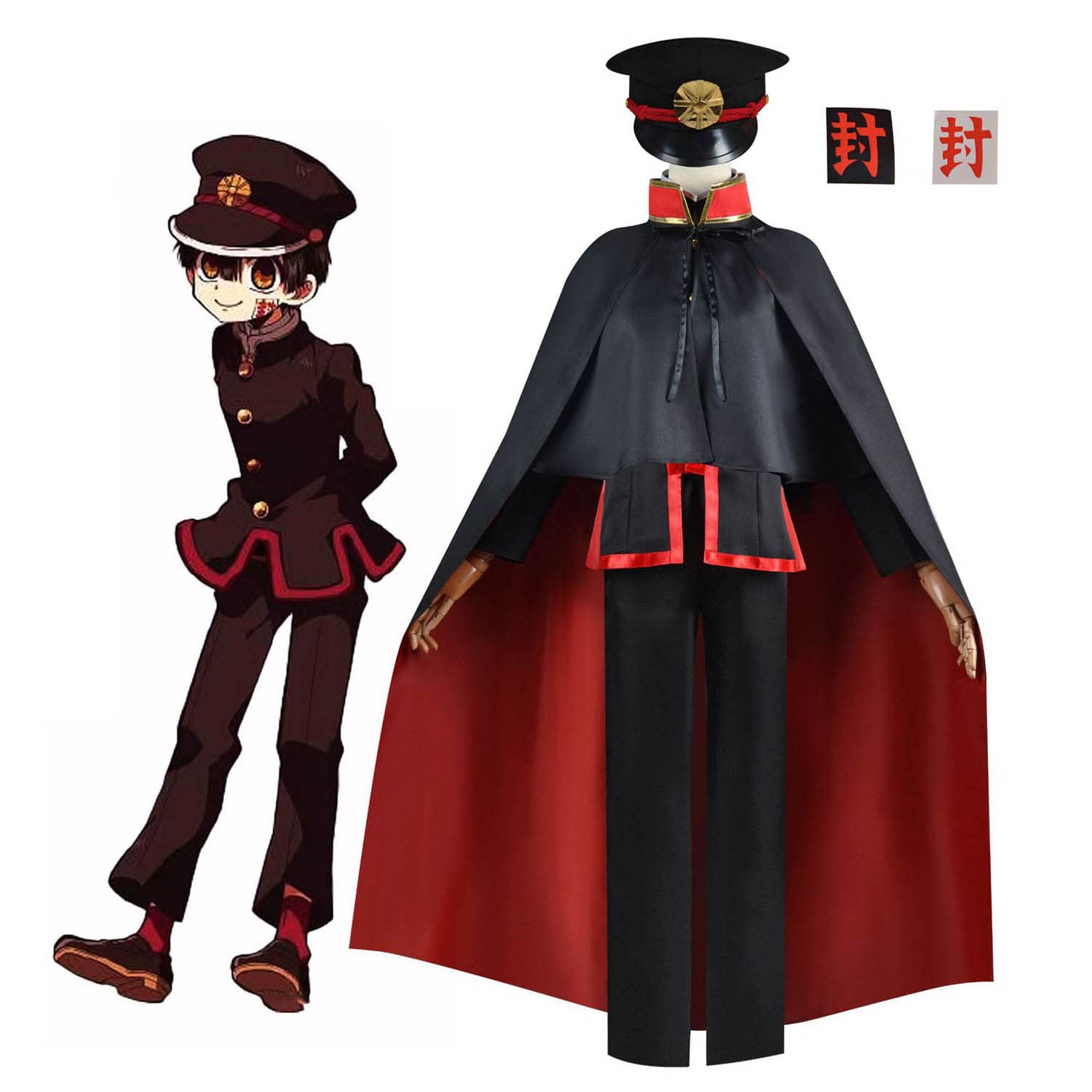 Anime Toilet Bound Hanako Kun Disfraz de Cosplay Yashiro Nene Juego de role Uniforme Conjunto Completo Halloween Fiesta Carnaval Traje de vestir con Peluca para Hombres