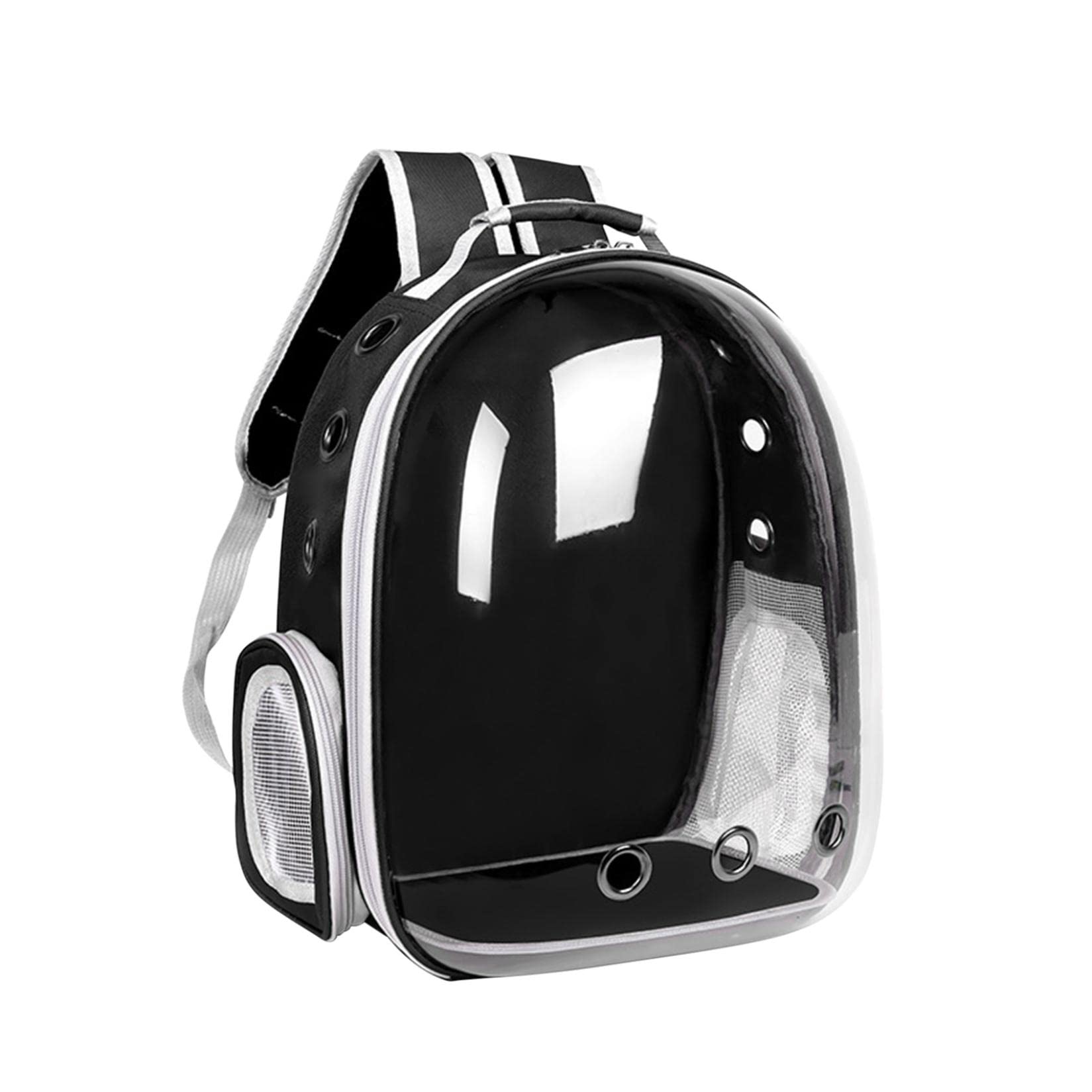 Katzen-Rucksack, Haustier-Luftpolster-Rucksack, von Fluggesellschaften zugelassen, belüfteter, transparenter Raumkapsel-Rucksack, Haustier-Reise-Tragetasche for kleine, mittelgroße Katzen und Welpen/8
