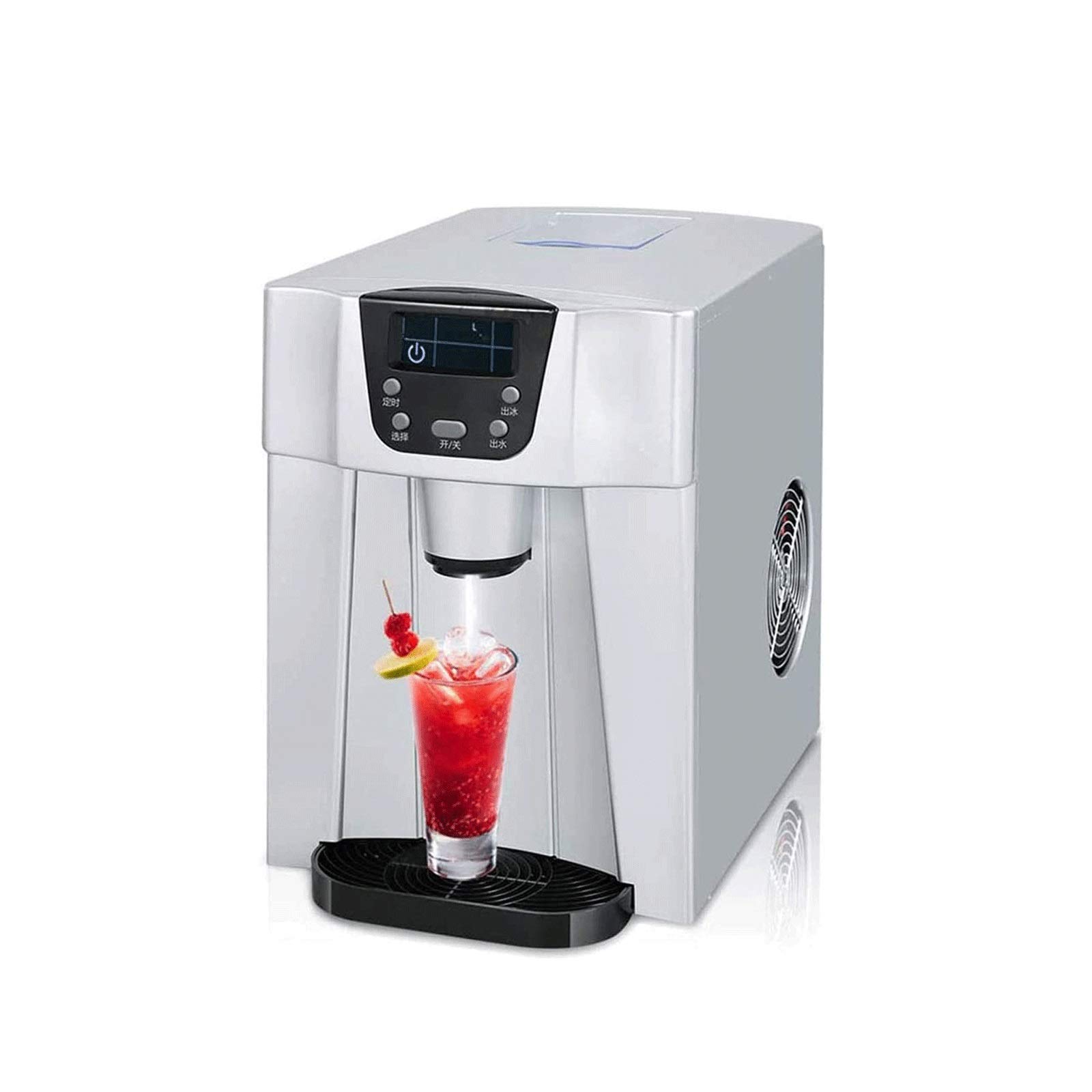 Buy Ice Cube Maker 100W, 2 in 1 Ice Maker, Stainless Steel Portable