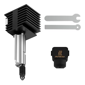 CCTREE Bamboo A1/A1 Mini Hotend Print Head Hot End Kit, Heating Block Replacement, High Speed High Temperature All Metal Hot End with 0.8mm Hardened Steel Nozzle