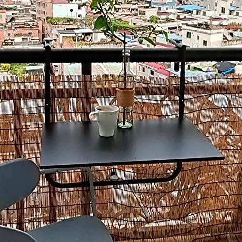 Table pliante suspendue et réglable pour un gain de place maximal