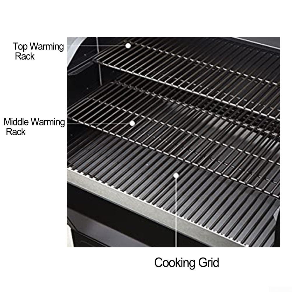 Rejilla de calentamiento de 3 niveles para parrillas Z serie 1000, rejilla de parrilla extragrande con funcionalidad de horno para hornear y asar, pieza de repuesto negra resistente para
