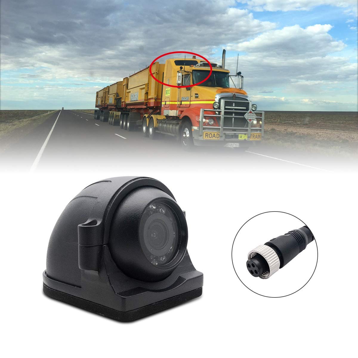 Buy Riloer Car Reversing Camera 120°Wide Angle HD Backup Camera Side