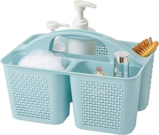 UUJOLY Plastic Portable Shower Caddy, Cleaning Shower Basket with Handle...