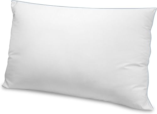 Miniatura 9 de SensorPEDIC Cool Fusion - Almohada de cama estándar de densidad firme, color blanco, almohada de alta calidad con cuentas de gel refrescante, fusión