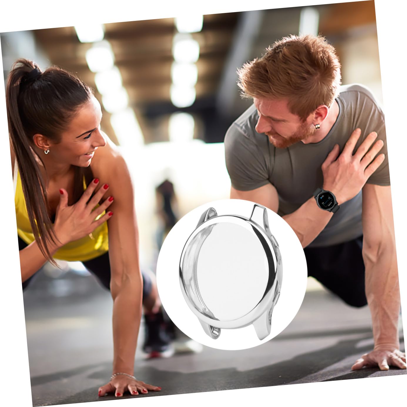 9 STK Uhrengehäuse smartwatch zubehör smartwatch zubehã¶r Schutzcase für Smartwatch Rahmenschale sehen Bildschirm potector Uhrenrahmen Uhrgehäuse galvanisieren TPU-Uhrenschutz ARTIBETTER