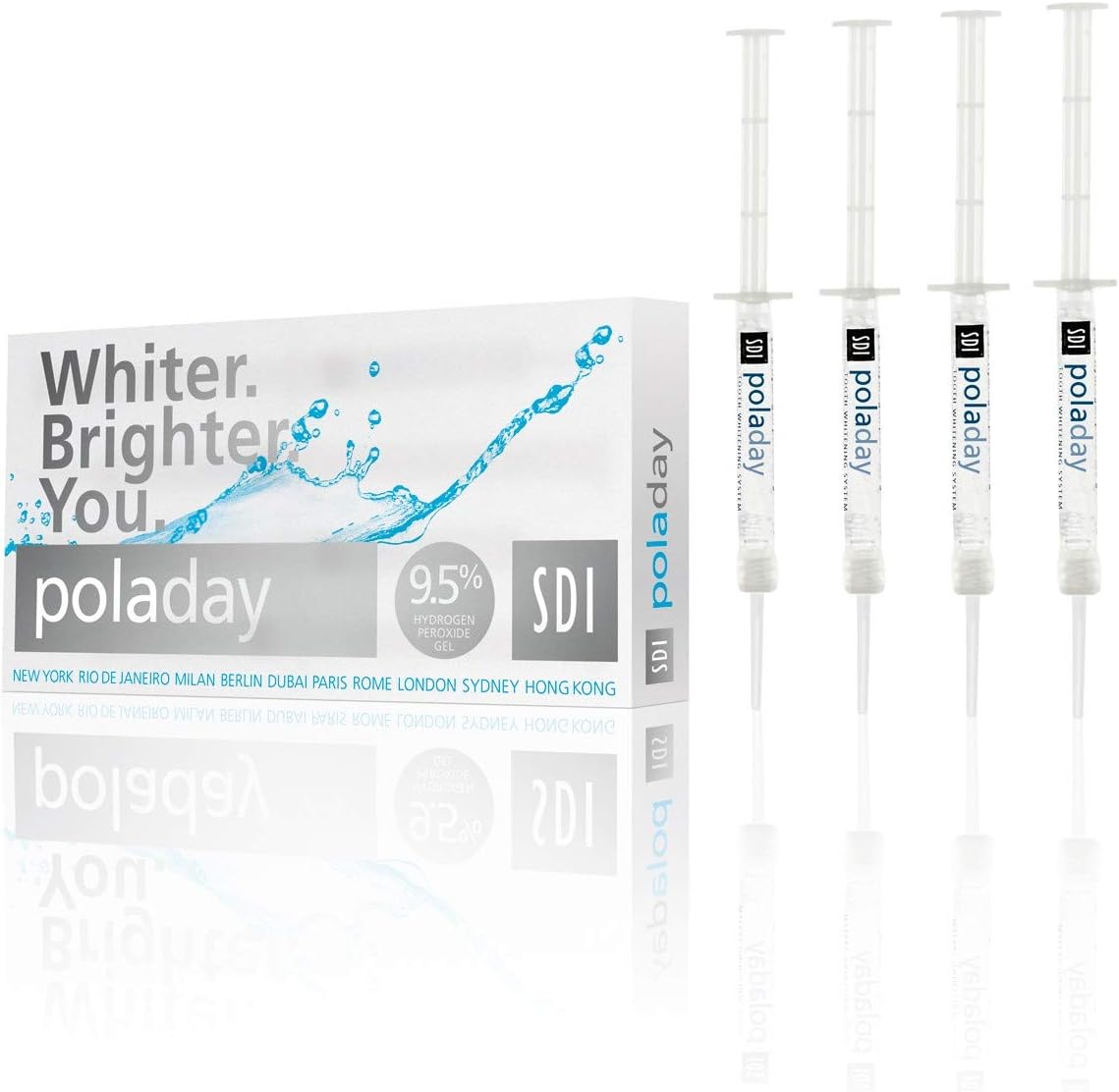 SDI Pola Day 4Syringe Mini kit 9.5 (1.3g/Syringe) Poladay Whitening Material