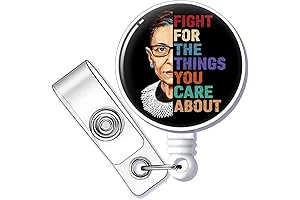 Rock Doctor Nurse Colleagues Badge Reel Name Tag Holder with Fight for...