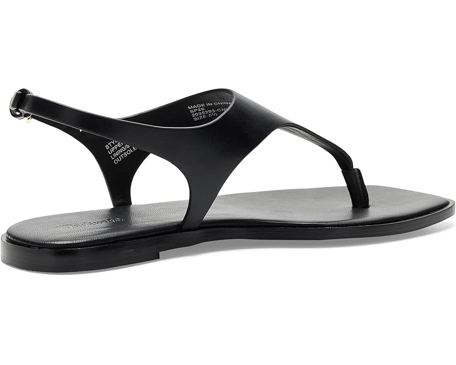 Madewell The Kira Covered Thong Sandal - Bottom View