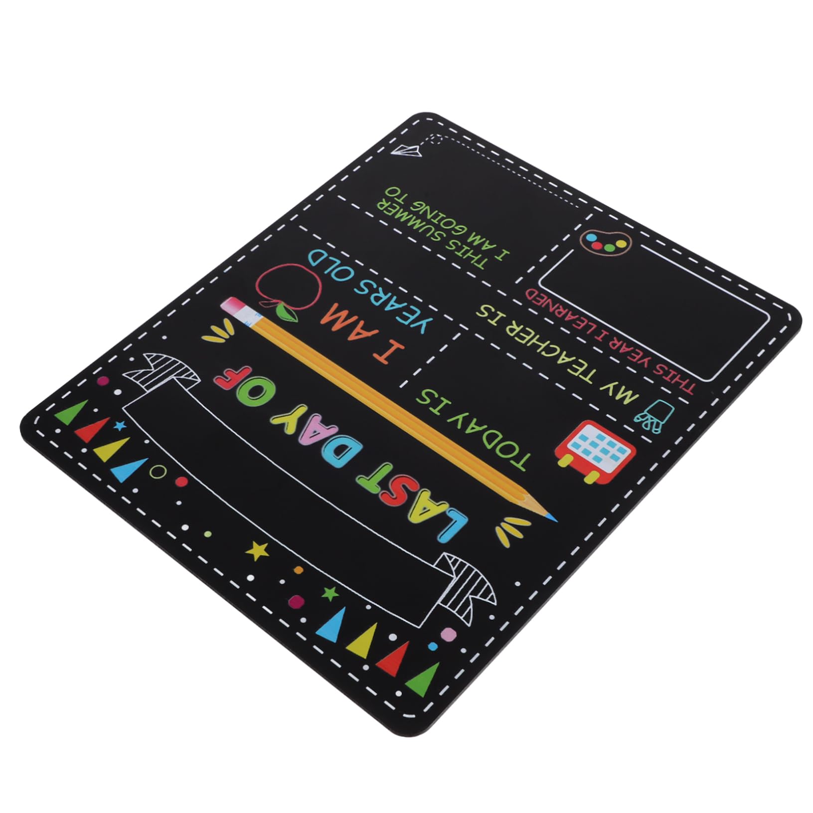 Angoily 4 Pezzi Lavagna Doppia in per Primo Scuola Resistente e Leggera Riutilizzabile per Asilo e Scuole Superiori Accessorio Fotografico per Scolastici