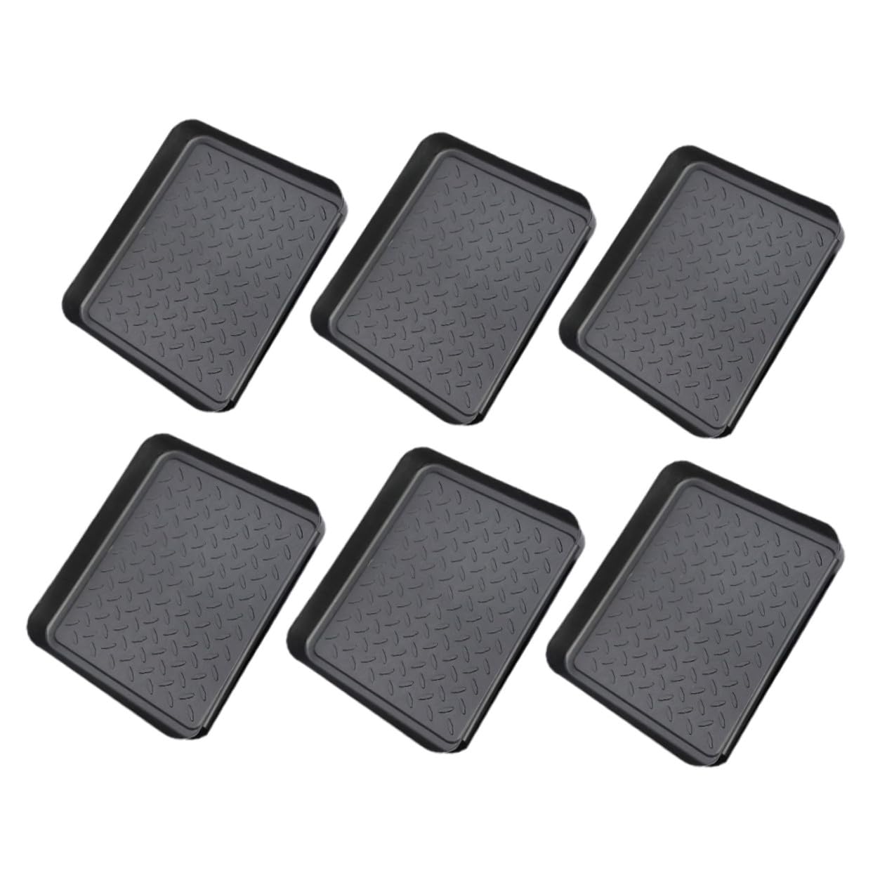 Bacs à chaussures plastique noir LIFKOME pour un rangement pratique de l'entrée au jardin