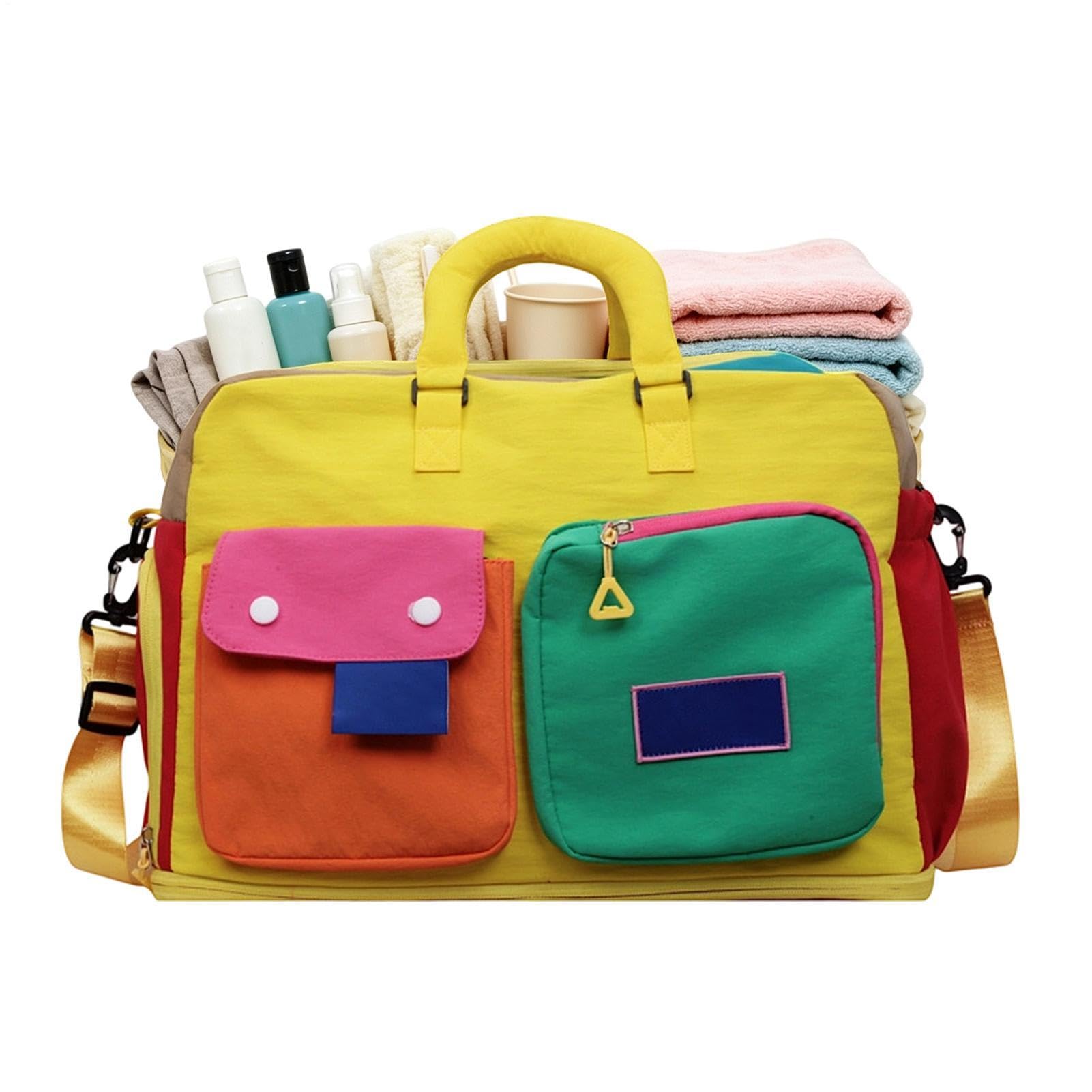 Borsa da Weekend Tote Impermeabile Ampio Scomparto Scarpe