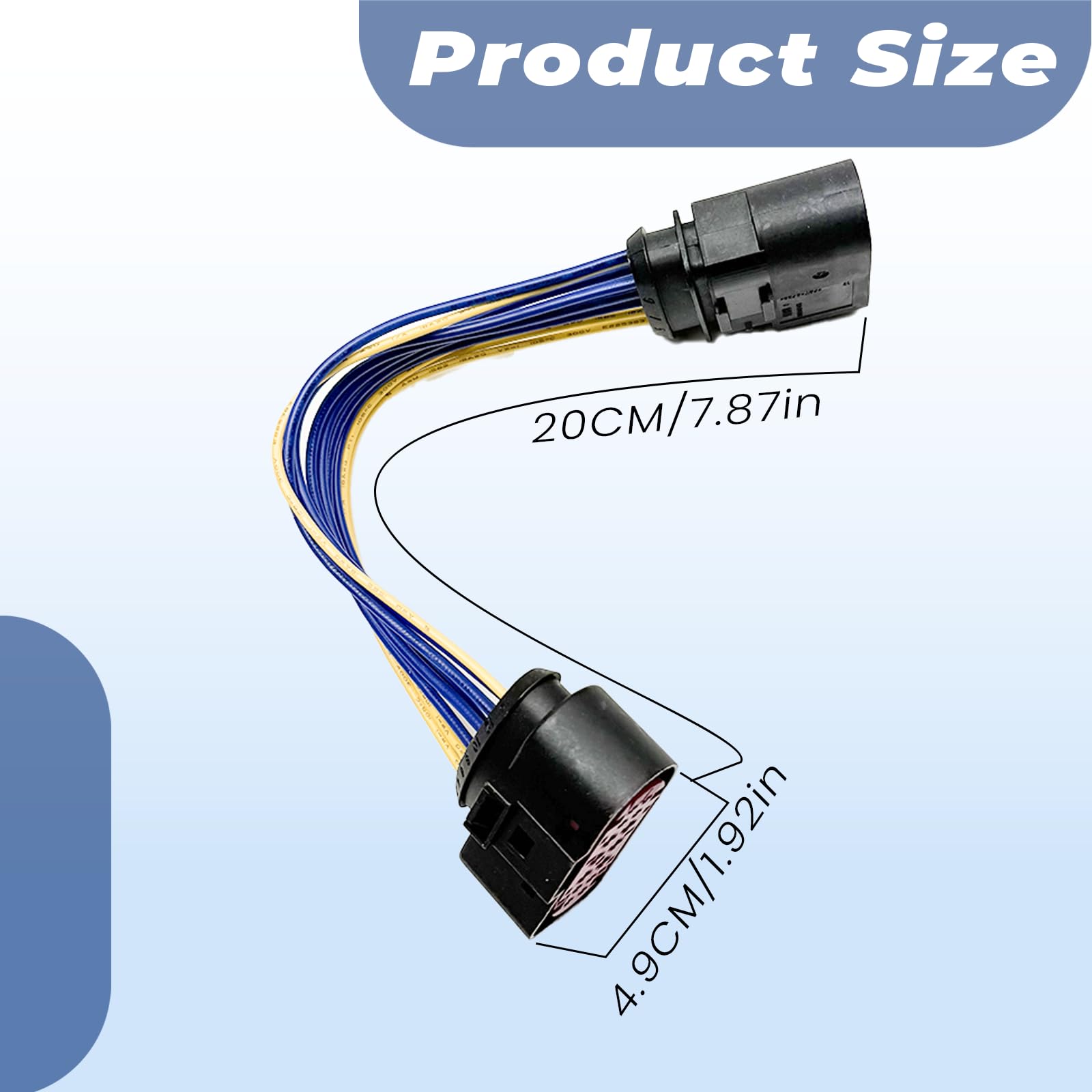 2x Adattatori per Connettori Fari Allo Xeno 10 Pin 14 Pin 1J0973737 per Golf Mk6 A1 A3 8P A4 A5 A6 A8 1J0973835