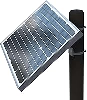 Vista 2 de Ghost Controls 30 Watt Monocrystalline Solar Panel Kit for Automatic Gate Opener Systems Model AX30