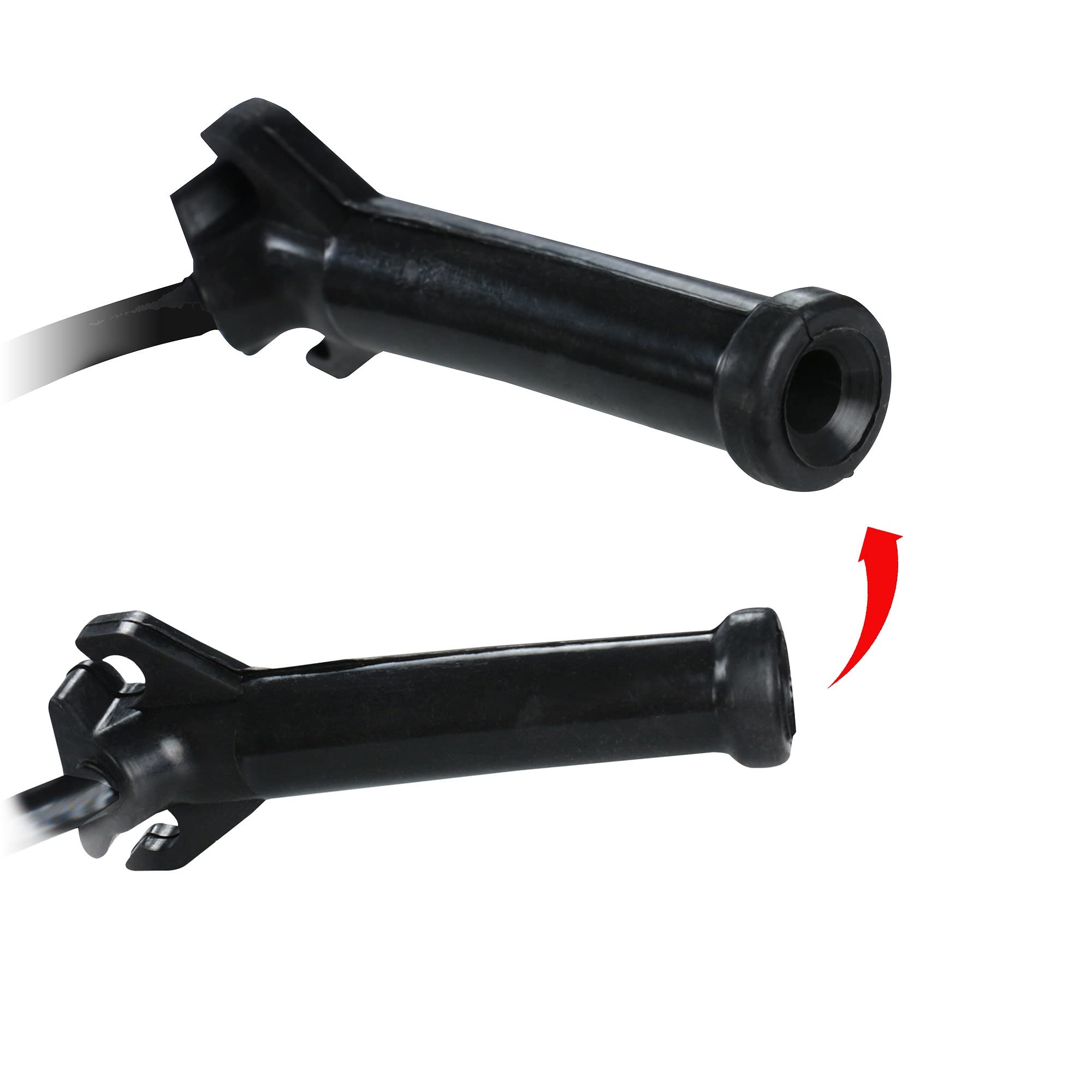 BESTPRICE 1x bobina di accensione a 3 poli modulo di accensione 12V + 4x cavo di accensione set cavo di accensione Adatto per FORD FIESTA IV (JA_, JB_)