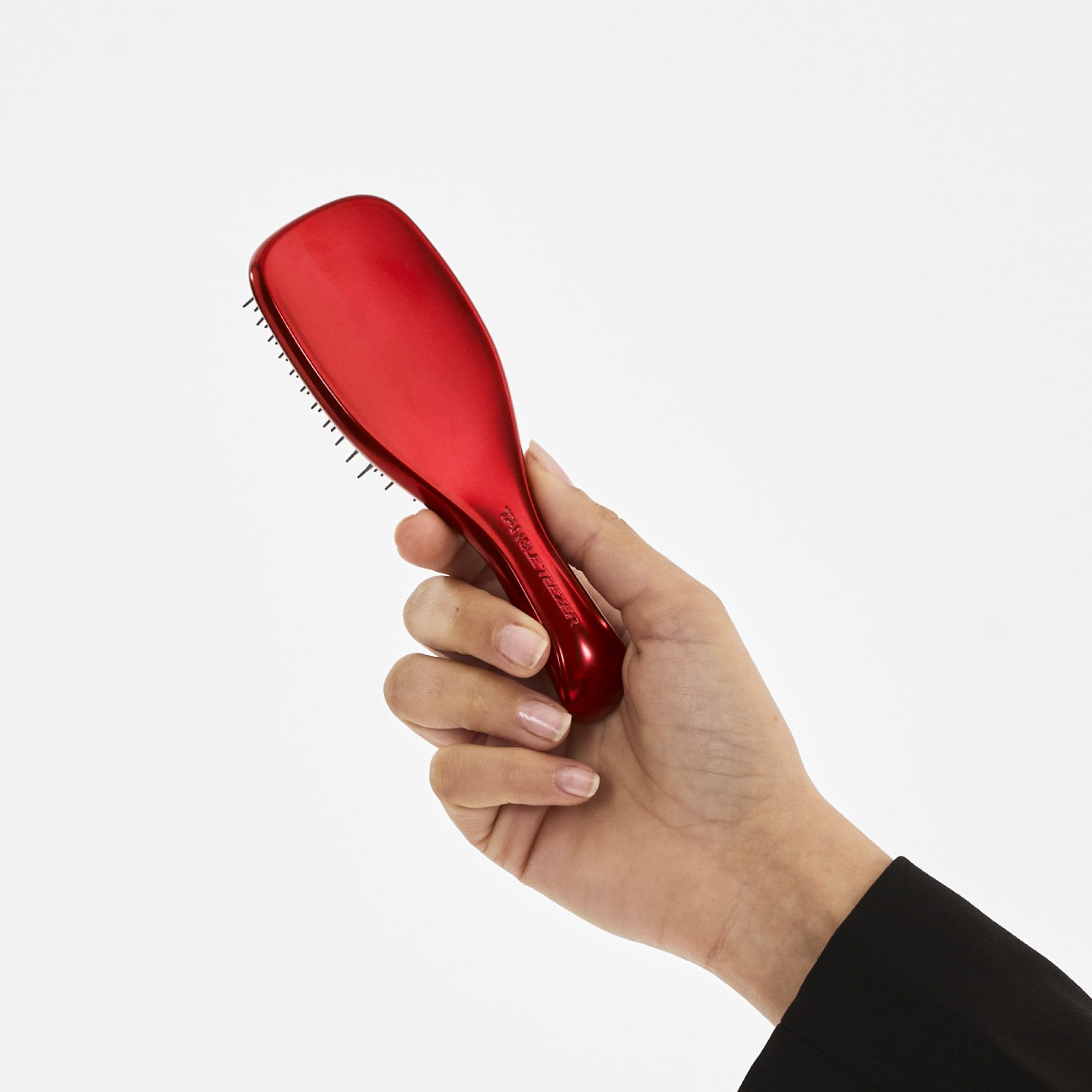 Tangle Teezer Devil Wears Prada The Ultimate Detangle, Rozczesuje Włosy, Zęby o Dwóch Długościach Ograniczają Łamanie, Edycja Limitowana z Czerwonym Metalicznym Wykończeniem