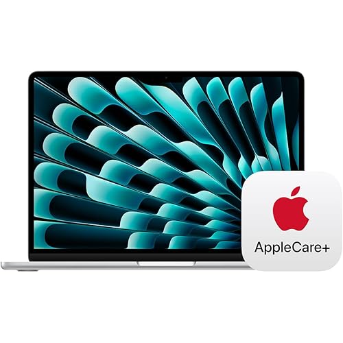 Apple 2025 MacBook Air 13-inch Laptop with M4 chip: Built for Apple Intelligence, 13.6-inch Liquid Retina Display, 16GB Unified Memory, 256GB SSD Storage, Touch ID; Silver with AppleCare+ (3 Years)