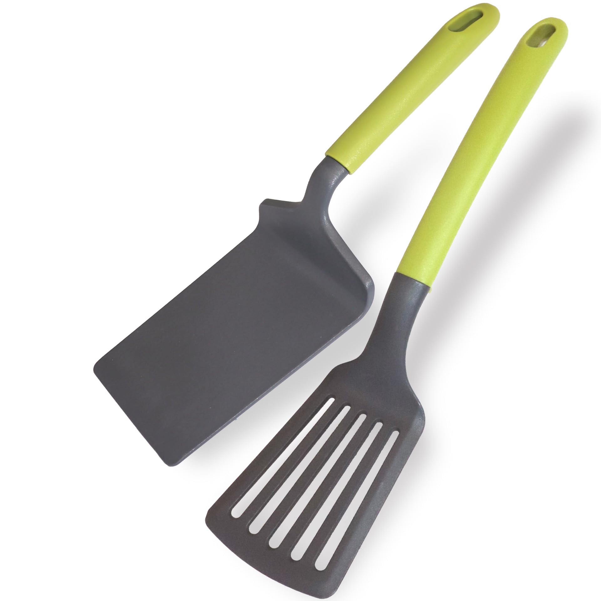 FMprofessional Paletta Forata In Plastica – 28,5 Cm, Resistente Al Calore, Manico Ergonomico Con Anello Metallico – Per Cucina E Fritture