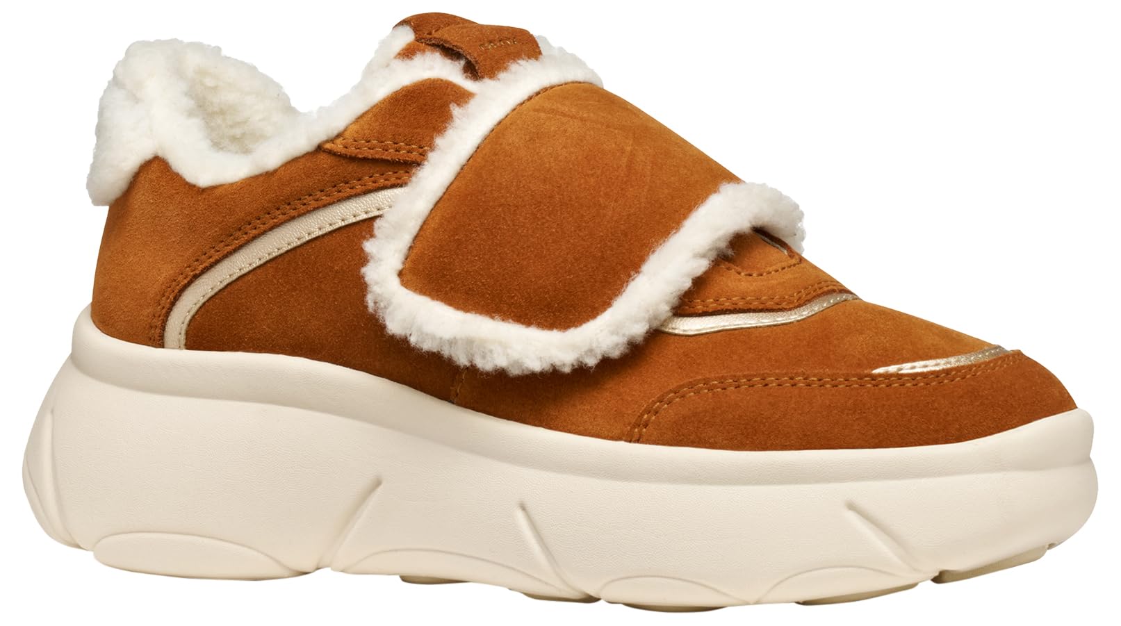 Geox Women's D Nebula 2.0 X Trainers, Brown, 37 EU, Brown, 4 UK
