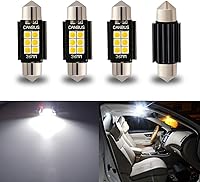 Vista 8 de iBrightstar DE3175 DE3021 Festoon de 9-30 V - Focos LED de 1.25 pulgadas (31 mm) extremadamente brillantes y sin errores para luces