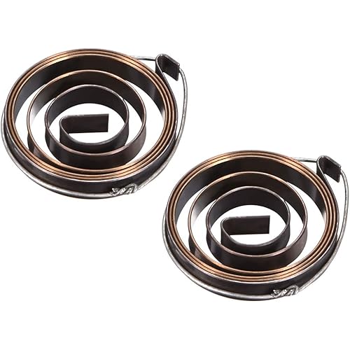 uxcell Drill Press Return Spring, Quill Spring Feed Return Coil Spring Assembly, 2.2Ft Long, 35 x 6 x 0.7mm 2PCS
