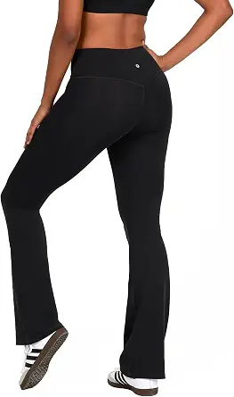 YITTY Active Women's UltraLuxe Kick Flare High Waist Legging, Athleisure, 4-Way-Stretch