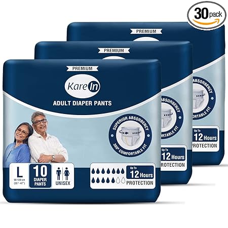 Kare In Premium Adult Diaper Pants, Large 90 - 120 Cm (35