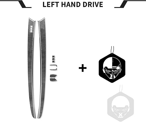 Miniatura 7 de Cubierta adhesiva de fibra de carbono interior para Infiniti G37 2010-2013 Q60 2014 2015 Coupe Convertible